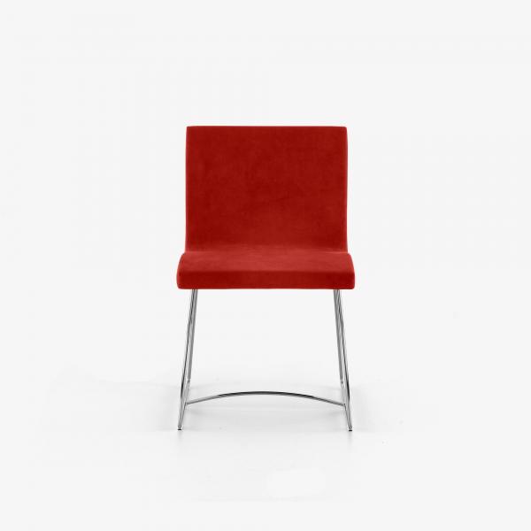 DINING CHAIR CHROMED SLEIGH FEET Ligne Roset