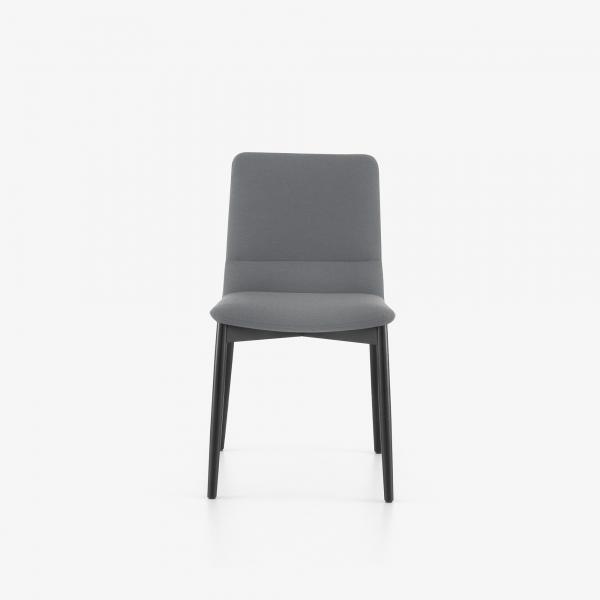 DINING CHAIR BLACK STAINED BEECH BASE Ligne Roset