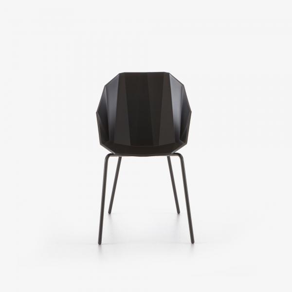 STUHL / ARMLEHNENSTUHL SCHWARZ GESTELL LACK SCHWARZ Ligne Roset