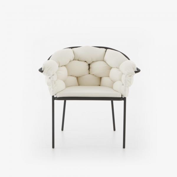 BRIDGESTUHL ECRU / GESTELL KOHLEFARBEN Ligne Roset
