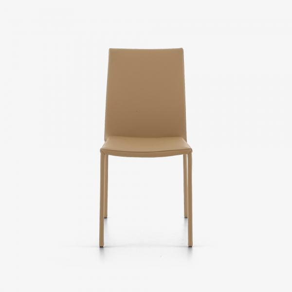 STUHL LEDER BEIGE Ligne Roset