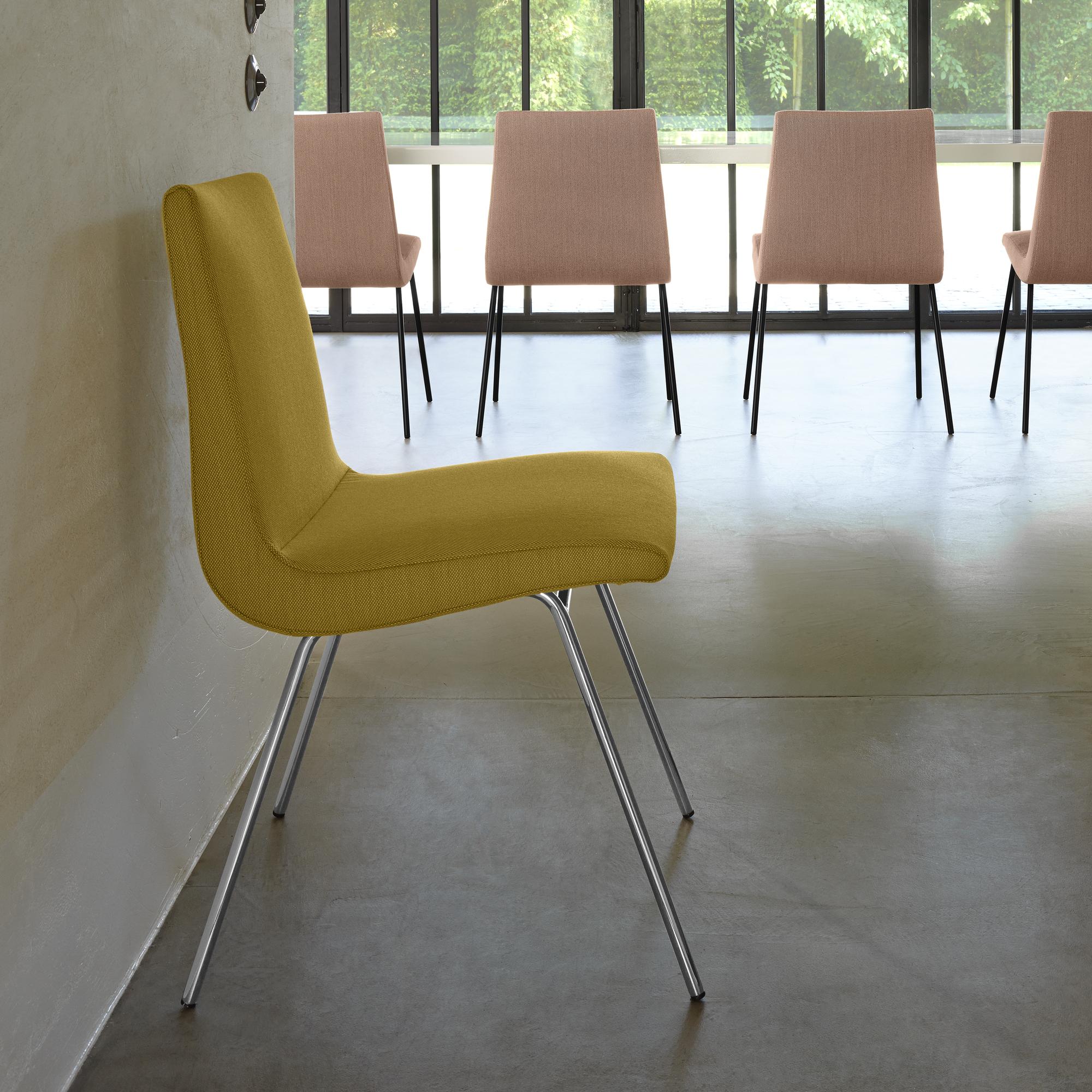 tv chairs from designer  pierre paulin  ligne roset
